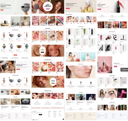 End-to-End Responsive & Dynamic Website Development (Shopify, HTML, & WordPress)