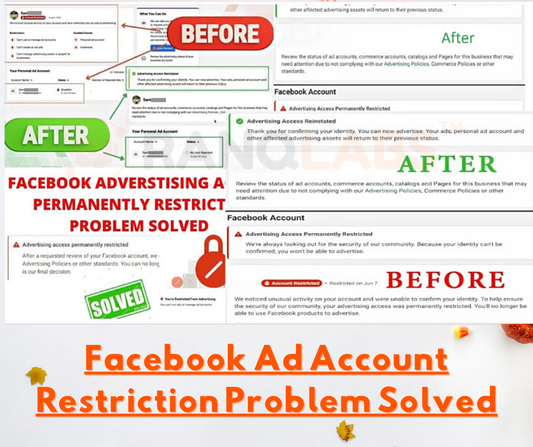 Fix Restricted Ads Account with Verified Business Manager Account