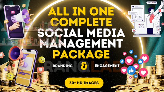 Social Media Package: 30 Days of Custom Content, HD Visuals, and Strategic Management